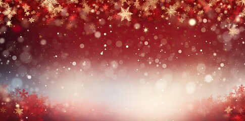 Wall Mural - christmas wallpaper christmas backgrounds with snowflakes on a red background