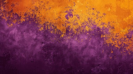 A Halloween grunge themed background with purple and orange