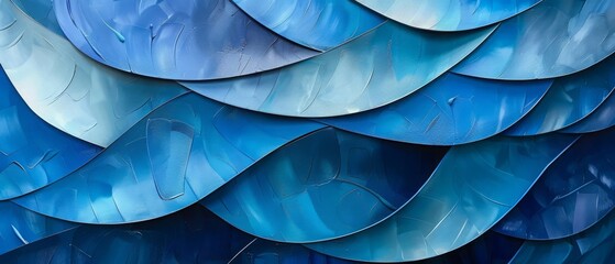 Fototapete - abstract blue stripes