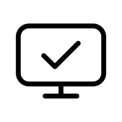 Monitor icon template