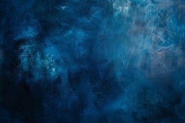 Wall Mural - Blue canvas highlighted by a dramatic white paint splash. Artistic contrast and texture.