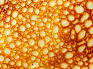 Sticker - close up of a pancake texture