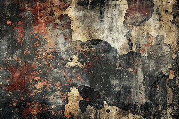 Wall Mural - Wall with paint splatters and graffiti. Urban art texture background concept.