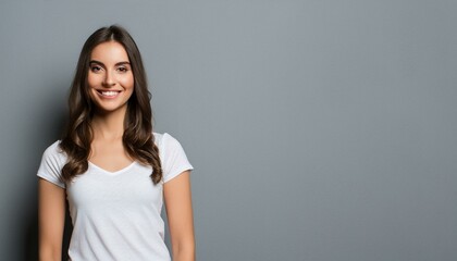 Wall Mural - t shirt on a mannequin, woman with bags portrait of a man wallpaper man leaning against brick wall, man in a shirt, Handsome  man in blank black t-shirt standing against brick wall