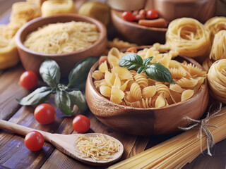pasta and vegetables