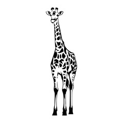 Wall Mural - giraffe illustration