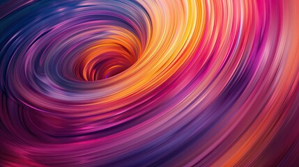 Wall Mural - Vibrant swirls of abstract colors in motion