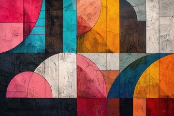 Poster - fokasuart Geometric shapes and clean lines in a minimalistic st f842ebb6-d1c5-4153-b9ba-9e5166171faf