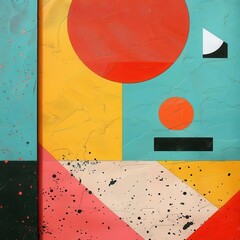 Poster - fokasuart Minimalistic style with clean lines and paper texture 70abc612-6b51-4a60-bfda-814c14edc76e