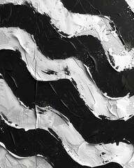 Poster - fokasuart minimalistic pattern design in black and white with a modern twist.