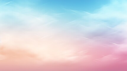 Poster - mesmerizing abstract blurred gradient background in pastel hues, reminiscent of a soft and fluffy cloud. 