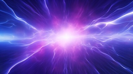 Poster - an electrifying abstract blurred gradient background in neon colors, reminiscent of a lightning storm. 