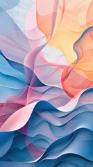 Poster - Minimalistic abstract design with clean lines and geometric shapes in earthy tones exudes a sense of tranquility and modernity.