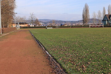 Poster - Sonniger Wintertag auf der Insel Reichenau am Bodensee	