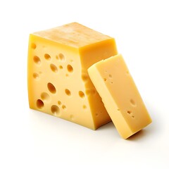 cheese isolated on white