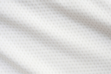 White sports clothing fabric football shirt jersey texture abstract background