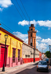 Poster - Traditional architecture of historic center of San Luis Potosi in Mexico