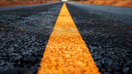 Transition from old to new asphalt in road construction project