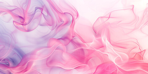 Wall Mural - Abstract background with pink and violet smoke waves