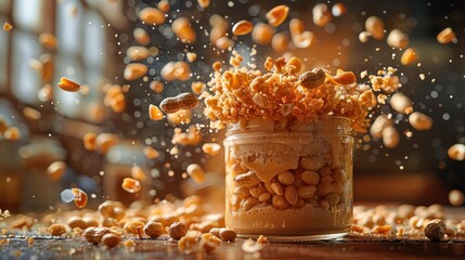 Sticker - Peanut Butter Explosion in a Jar