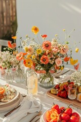 Sunny Floral Arrangement for Summer Gathering