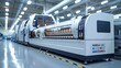 © vixion - Industrial Printing Machine in a Modern Factory
