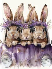 Vintage Lavender Autumn Girl Art Free Stock Photo - Public Domain Pictures