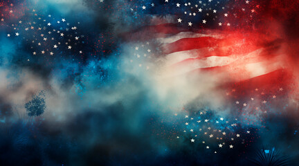Happy 4th of July Background. America. EEUU. USA. patriot concept. celebration freedom style