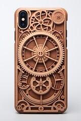 Poster - customized phone case crafted with precision cnc machine demonstrates personalization potential