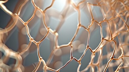 A Golden Interwoven Web of Light