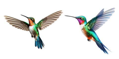 hummingbird isolated on a transparent background