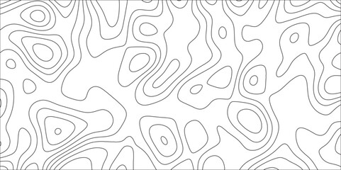 Fototapete - Abstract Topography and geography earth relief map. Conditional geography scheme and the terrain map. Topographic map background geographic line map with elevation assignments.