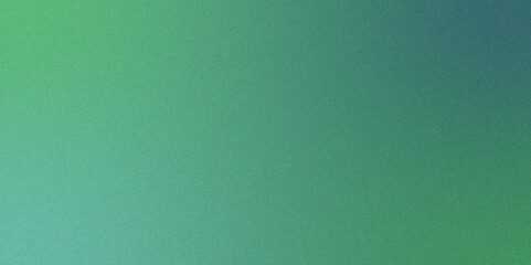 Leinwandbilder - Green background grainy gradient smooth retro noise texture. Glowing light and dark backdrop noise texture effect. Mint Turquoise gradient background.