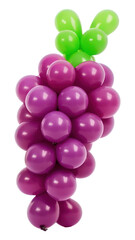 Sticker - PNG Grape balloon grapes green plant.