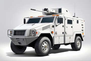 armored truck vehicle vector style