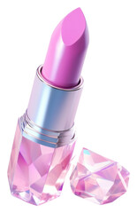 Poster - PNG Lipstick cosmetics pink white background.