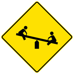 Sticker - Slow down, kid at play sign