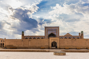 Wall Mural - Itchan Kala, the walled inner town of the city of Khiva in Uzbekistan