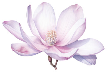 Poster - PNG Magnolia flower blossom petal plant.