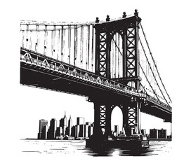 Wall Mural - Brooklyn Bridge in New York	
