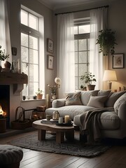 Wall Mural - Cozy Living Room Inspiration Photography Art