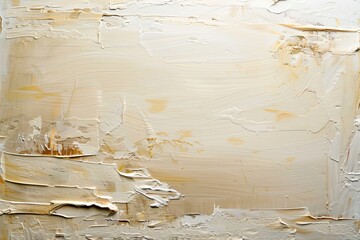 Canvas Print - Abstract beige paint strokes on a canvas, adding a touch of elegance and creativity to any design.