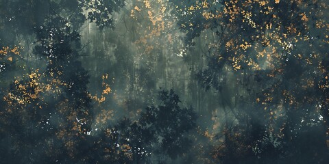 Abstract Woodland Patterns Background A serene abstract background with woodland patterns and earthy tones, highlighting the beauty and tranquility of forests. 