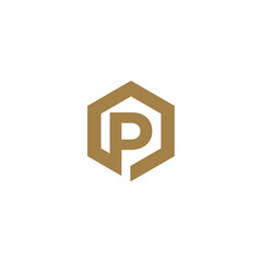 P Letter logo Design Vector 