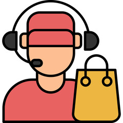 Poster - Customer Service Agent Icon