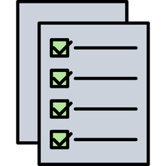 Canvas Print - Document Icon