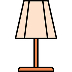Wall Mural - Table Lamp Icon