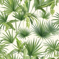 Poster - Tropical leaf texture
