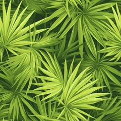 Canvas Print - Tropical leaf texture