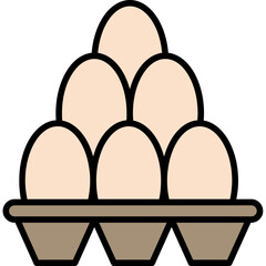 Wall Mural - Egg Carton Icon